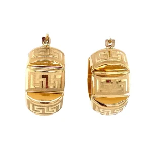 Discount Gouden fantasie oorringen 18 krt Oorringen