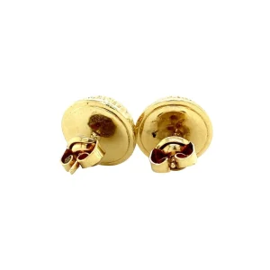 Hot Gouden fantasie oorstekers 14 krt Oorstekers