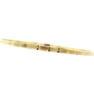 Sale Gouden fantasie rinkelarmband 14 krt Bangles
