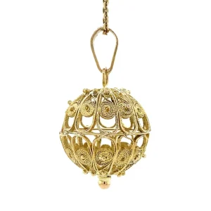 Best Gouden filigraan hanger 14 krt Gouden Hangers