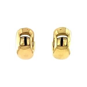 Discount Gouden gladde oorringen 14 krt Oorringen