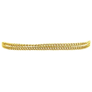 Sale Gouden gourmet armband 14 krt Gouden Armbanden