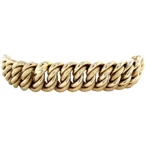 Hot Gouden gourmet armband 18 krt Gouden Armbanden