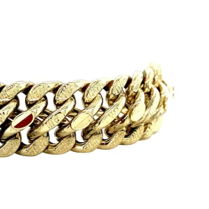 Clearance Gouden gourmet armband 14 krt Gouden Armbanden