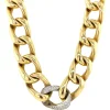 Clearance Gouden gourmet collier met diamant 14 krt Kettingen Met Edelsteen | Gouden Kettingen