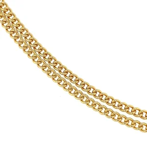 Discount Gouden gourmet lengtecollier 14 krt Lengtecolliers