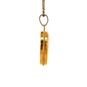 Discount Gouden hanger met camee 14 krt Gouden Hanger Met Edelsteen