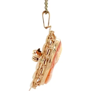 Discount Gouden hanger met camee 14 krt Gouden Hanger Met Edelsteen