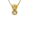 New Gouden hanger met diamant 14 krt Gouden Hanger Met Edelsteen