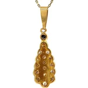 Hot Gouden hanger met diamant 20 krt Gouden Hanger Met Edelsteen