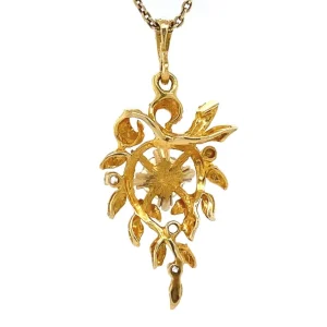 New Gouden hanger met diamant 18 krt Gouden Hanger Met Edelsteen
