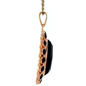 New Gouden hanger met granaat 14 krt Gouden Hanger Met Edelsteen