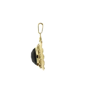 Best Gouden hanger met granaat 14 krt Gouden Hanger Met Edelsteen