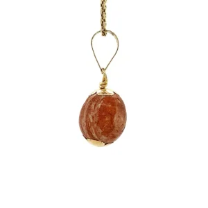 Discount Gouden hanger met jaspis 14 krt Gouden Hanger Met Edelsteen