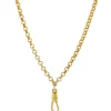 Online Gouden jasseron collier 14 krt Lengtecolliers | Gouden Kettingen