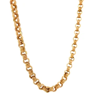Outlet Gouden jasseron collier 18 krt Gouden Kettingen
