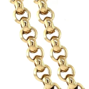 Outlet Gouden jasseron collier 14 krt Gouden Kettingen