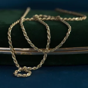 New Gouden koord collier 14 krt Gouden Kettingen