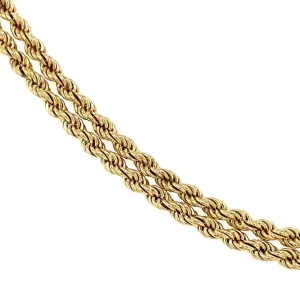 Best Gouden koord collier 14 krt Lengtecolliers