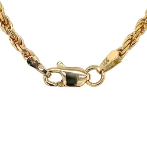 New Gouden koord collier 14 krt Gouden Kettingen