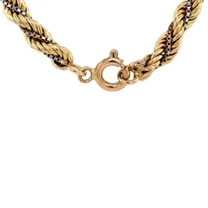 Hot Gouden koord met venetiaan collier 14 krt Gouden Kettingen