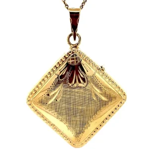 Outlet Gouden medaillon met gravure 14 krt Gouden Medaillon