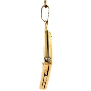 Outlet Gouden medaillon met gravure 14 krt Gouden Medaillon