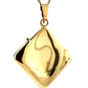 Outlet Gouden medaillon met gravure 14 krt Gouden Medaillon