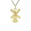 New Gouden molen hanger 14 krt Gouden Hangers