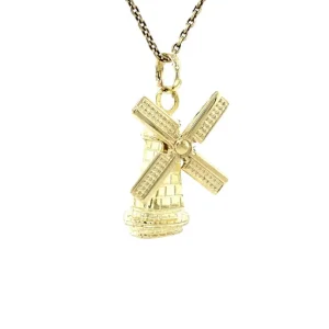 New Gouden molen hanger 14 krt Gouden Hangers