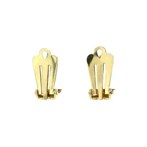 Clearance Gouden oorclips met granaat 14 krt Oorbellen Met Edelsteen