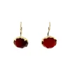 Best Gouden oorhangers met carneool 14 krt Oorbellen Met Edelsteen