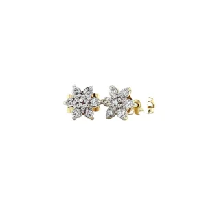 Online Gouden oorstekers met diamant 14 krt Oorstekers | Oorbellen Met Edelsteen