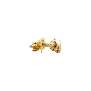 Discount Gouden oorstekers met diamant, smaragd en robijn 18 krt Oorstekers | Oorbellen Met Edelsteen