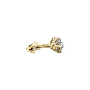 Online Gouden oorstekers met diamant 14 krt Oorstekers | Oorbellen Met Edelsteen
