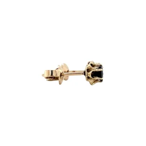 Outlet Gouden oorstekers met saffier 14 krt Oorstekers | Oorbellen Met Edelsteen