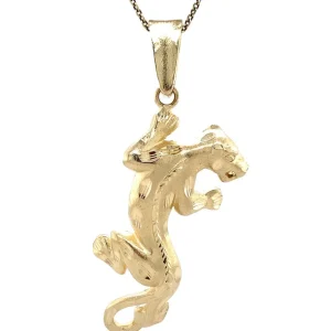 Best Gouden panter hanger 14 krt Gouden Hangers