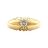 Discount Gouden pinkring met diamant 14 krt Diamanten Ringen