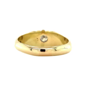 Discount Gouden pinkring met diamant 14 krt Diamanten Ringen