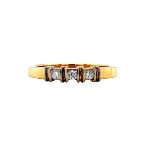 Discount Gouden rijring met diamant 18 krt Diamanten Ringen