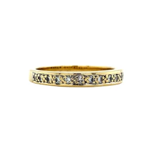 Sale Gouden rijring met diamant 14 krt Diamanten Ringen