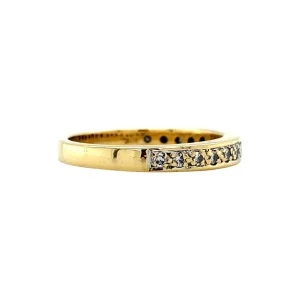 Sale Gouden rijring met diamant 14 krt Diamanten Ringen