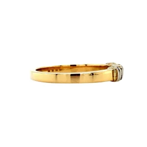 Discount Gouden rijring met diamant 18 krt Diamanten Ringen