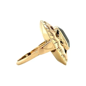 Hot Gouden ring met aquamarijn 14 krt Ringen Met Edelsteen
