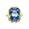 Discount Gouden ring met blauwe spinel 14 krt Ringen Met Edelsteen