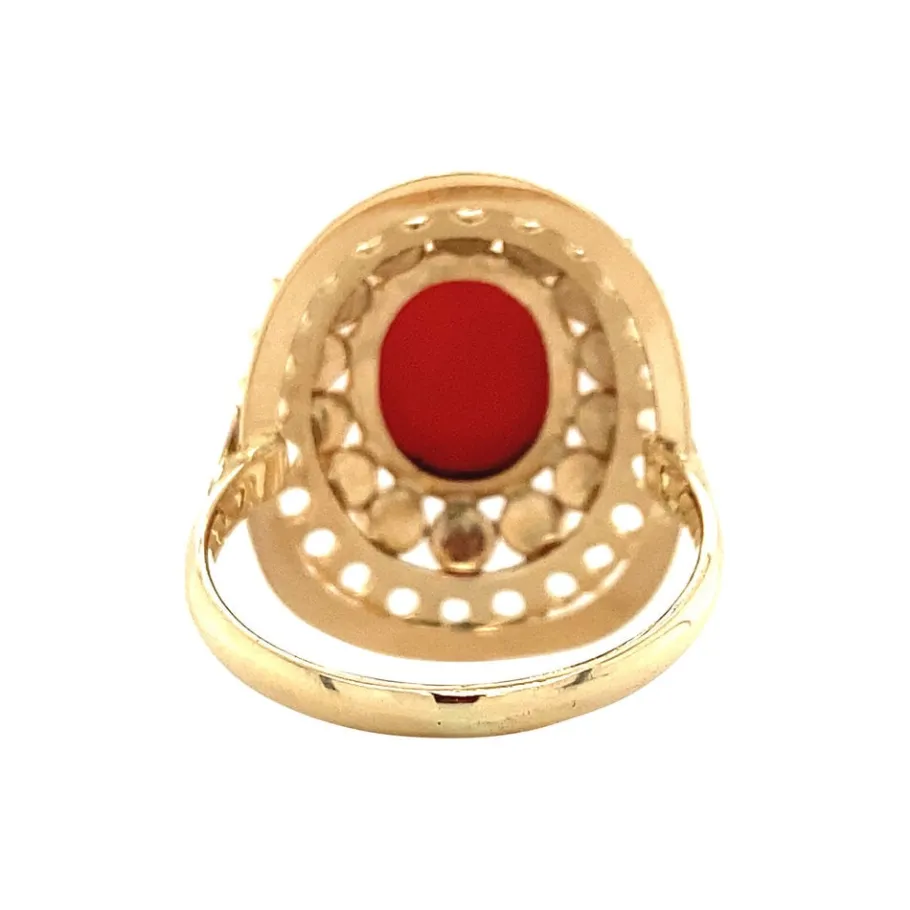 gouden_ring_met_bloedkora_4-26.webp Hot Gouden ring met bloedkoraal 14 krt Entourage Ring | Ringen Met Edelsteen