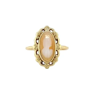 New Gouden ring met camee 14 krt Ringen Met Edelsteen