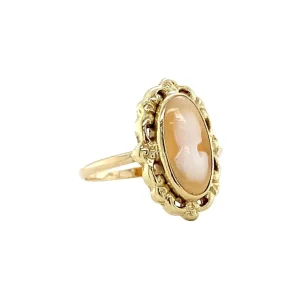 New Gouden ring met camee 14 krt Ringen Met Edelsteen