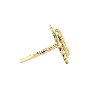 New Gouden ring met camee 14 krt Ringen Met Edelsteen