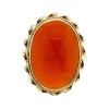 New Gouden ring met carneool 14 krt Ringen Met Edelsteen